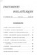 ACADEMIE DE PHILATELIE DOCUMENTS PHILATELIQUES N° 148 + Sommaire - Andere & Zonder Classificatie