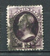 E-U 1870 Yv. N° 56 , SCOTT N° 162 Continental Bank   (o)  12c Henry Clay Violet Noir Cote 90 Euro BE R 2 Scans - Usados