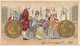 P.21-FO-1552 : IMAGE. CHROMOLITHOGRAPHIE. THEME MONNAIE. LOUIS D'OR LOUIS XV. 1765 - Zonder Classificatie