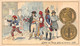 P.21-FO-1585 : IMAGE. CHROMOLITHOGRAPHIE. THEME MONNAIE. PIECE DE DEUX SOLS EN CUIVRE. 1792. CRIEUR DE JOURNAUX - Unclassified