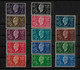 FRANCE STAMP - FRENCH COLONIES - 1944 RED CROSS 14 Stamps (STB10-333) - 1944 Entraide Française