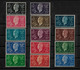 FRANCE STAMP - FRENCH COLONIES - 1944 RED CROSS 14 Stamps (STB10-334) - 1944 Entraide Française