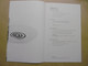 Compagnie Aérienne LUFTHANSA Menu CUISINE First Class - Menu Cards