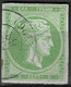GREECE 1868-69 Large Hermes Head Cleaned Plates Issue 5 L Green To Yellow Green Vl. 37 / H 25 A - Gebraucht