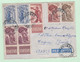 Lettre 1951 Cameroun Yaoundé Pour Mérignac Gironde, 10 Timbres - Briefe U. Dokumente