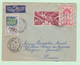 Lettre 1958 Madagascar Tananarive Pour Mérignac Gironde, 3 Timbres – France Libre - Poste Aérienne - Lettres & Documents