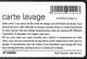 CARTE-PUCE-SA2-LAVAGE-BP-36-UNITES-V° N°140005-BE - Lavage Auto