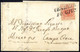 Cover 1850, 15 Cent. Rosso Vermiglio II° Tipo (carta A Mano) Con Piega Naturale Di Carta Su Lettera Da Venezia 10.Giu.,  - Lombardo-Veneto