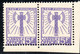 241.FRANCE,1943 OFFICIAL Y.T. 12 5.5FR.PAIR,MNH,AXE,WW II - Otros & Sin Clasificación