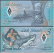 Cook Islands - 5 Pcs X 3 Dollars 2021 UNC Polymer Lemberg-Zp - Cook Islands