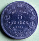 BELGIE/ 5 FRANK  1934 FR KM 97.1 KEY DATE - 5 Francs & 1 Belga