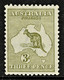 Australia 1915 Kangaroo 3d Olive 3rd Watermark Die 1 MH - Ungebraucht