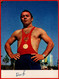 32645 Mukharbiy Kirzhinov Weightlifting Weightlifter Athlete 1973 Olympic Champion Of The USSR Soviet Pseudo Autograph - Gewichtheben