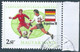 Delcampe - C2329 Sport Football Soccer World Cup Olympics Flag Stadium Philately Art Sculpture Used 19xStamp Lot#499 - Usati