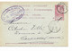 222REF/ Entier CP 10c FB Perforé J.B.W. C.J.B.Wiegand Maison De Gros C.Gosselies 27/6/1903 > Consenvoie (Meuse) France - Non Classificati