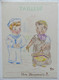 Lot 3 DESSINS ORIGINAUX G REUZE SIGNES Crayons De Couleur Marins Mousses +1 4è à La Mine De Plomb Jeune Fille Dessin - Original Drawings