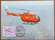 Carte Maximum 1984 Helicoptere Rega Davos Maxikarte Card Suisse Maxicard - Cartoline Maximum