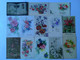 LOT + 90 CPA FANTAISIE Thème Fleur Violette Pensée Rose Oeillet Muguet Anémone Coquelicot Violette Illustrateur - Fiori