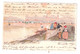 BELGIQUE  Blankenberge Blankenberghe La Plage Et Le Casino ART DRAWN USED 1902 ? UNDIVIDED BACK - Blankenberge