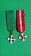 Italy Italia Minidecoratie Ordinul Coroanei Ordinul Sfantul Maurice Si Lazar - Royal/Of Nobility