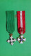 Italy Italia Minidecoratie Ordinul Coroanei Ordinul Sfantul Maurice Si Lazar - Royal/Of Nobility