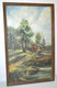 HST TABLEAU PAYSAGE Signé Y LARDEAU 1923 Petit Cadre Bois à Nettoyer Début XXe PEINTURE COLLECTION DECO - Olii