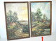 Delcampe - HST TABLEAU PAYSAGE Signé Y LARDEAU 1923 Petit Cadre Bois à Nettoyer Début XXe PEINTURE COLLECTION DECO - Olii