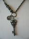 CLE Pendentif Métal CLEFS CLES PEACE PAIX - Pendentifs