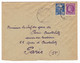 Lettre 1947 Busigny Nord Marianne De Gandon 4f50 + Cérès De Mazelin Chef De Gare Paris Austerlitz - 1945-54 Maríanne De Gandon