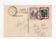 !!! 5C SEMEUSE SUR PORTE TIMBRE MILLENAIRE DE CLUNY SUR CPA DE 1910, CACHET COMMEMO - Brieven En Documenten