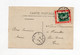 !!! 5C SEMEUSE SUR PORTE TIMBRE MILLENAIRE DE CLUNY SUR CPA DE 1910 - Storia Postale