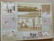 Delcampe - Bel Album Photos Chasse Au Bassin D' Arcachon Train Tramway Bateau Animation Chien - Château Saint Vidal Le Puy En Velay - Albumes & Colecciones