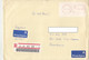 8631FM- KARLSKRONA, AMOUNT 61, RED MACHINE STAMPS ON REGISTERED COVER, 1995, SWEDEN - Covers & Documents