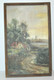 HST TABLEAU PAYSAGE Signé Y LARDEAU 1923 Petit Cadre Bois à Nettoyer Début XXe Collection Déco - Olii