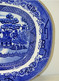 ANCIEN GRAND PLAT CERAMIQUE ANGLAISE ANCIENNE Décor JAPONISANT Couleur Bleue - Non Classés