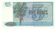 MYANMAR BIRMANIA - 5 KYATS - WYSIWYG  - FIOR DI STAMPA - N° SERIALE H5722168 - CARTAMONETA - PAPER MONEY - Andere - Azië