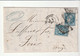 Lettre Avec Classiques De France:2 Cérès Bordeaux N°46B+ Variété Trait Blanc Sur Tête, Facture Toiles, Soieries,Toulouse - 1870 Ausgabe Bordeaux