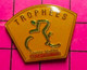 1017 Pin's Pins / Beau Et Rare / THEME : SPORTS / CYCLISME TROPHEES SEINE MARITIME - Cyclisme