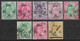 1903-1906,1926 INDIA Set Of 8 Official Used Stamps (Michel # 37-39,42-45,71) CV €4.40 - 1902-11 King Edward VII