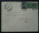 Red Cross Cover Posted From Italy To Salonika In Greece Arrival 8.3.1915 - Postal Logo & Postmarks