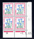 YT-N°: T 96 - GENTIANE, Coin Daté Du 06.01.1965, Galvano B De A+B, 1er Tirage, NSC/**/MNH - Impuestos