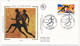 FRANCE => 2 Env. FDC - Jeux Olympiques D'été 1992 - Timbres Grec Et Français  - Obl TOURS 3/4/1992 - 1990-1999