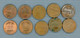 °°° Usa N. 481 - One Cent Lotto 10 Pezzi Date Varie Circolate °°° - Lots