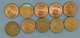 °°° Usa N. 477 - One Cent Lotto 10 Pezzi Date Varie Circolate °°° - Lots