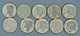 °°° Usa N. 446 - One Dime Lotto 10 Pezzi Date Varie Circolate °°° - Loten