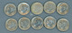 °°° Usa N. 447 - One Dime Lotto 10 Pezzi Date Varie Circolate °°° - Loten