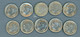 °°° Usa N. 447 - One Dime Lotto 10 Pezzi Date Varie Circolate °°° - Lots