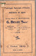 Lyon (69 Rhône) Tarif  1910   Illustré : G BEUZE  Outils Pour Métaux Et Bois (M2428) - Publicidad