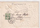 Stabstempel "Mons" Auf Prägekarte - 1901      (P-344-10304) - Postmark Collection