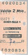 Ticket-2e Classe-Train-30/1/1981-Nancy Ville1-Luxembourg Via Bettembourg-Ft 3x6Cm-TBE/RARE - Mondo